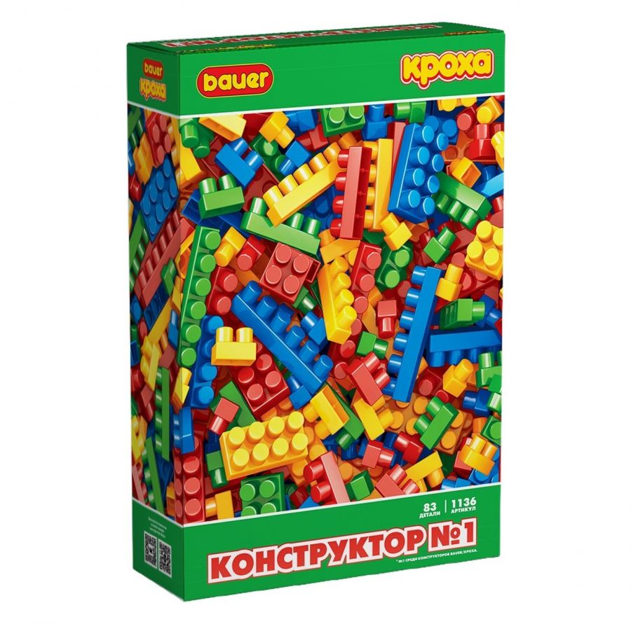 Конструктор "Конструктор №1" 83 детали