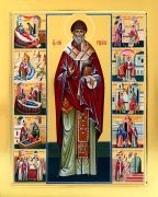 Икона Спиридон Тримифунтский Святитель (UV-печать)(10337)