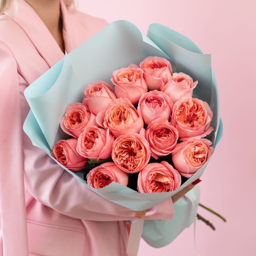 Пионовидная роза (Пинк Экспрешн) от 7 шт