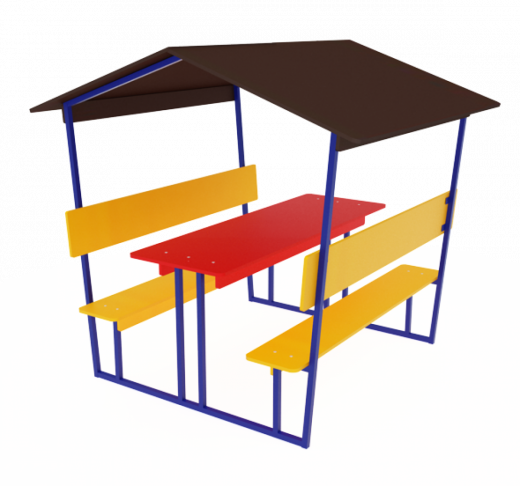 Столик взрослый с навесом 2000х1850х2000