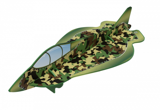 Скамья детская Истребитель 2400х1170х670