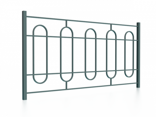 Ограждение 900х2000 тип 12 2000х30х900