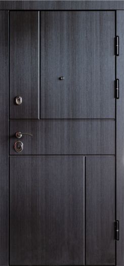 Входная дверь Termo-door Вертикаль Венге - Лучи Белый