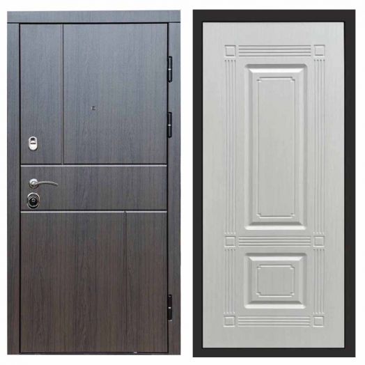 Входная дверь Termo-door Вертикаль Венге - Мадрид Лиственница