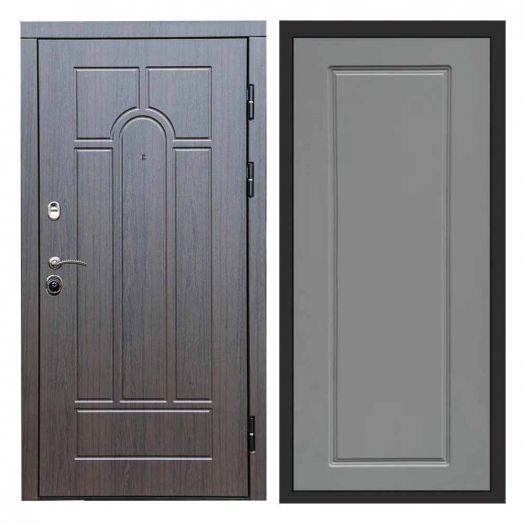Входная дверь Termo-door Модена Венге - Гранд Грей софт