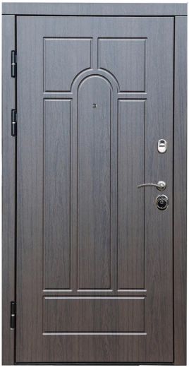 Входная дверь Termo-door Модена Венге - Зеркало Слоновая кость