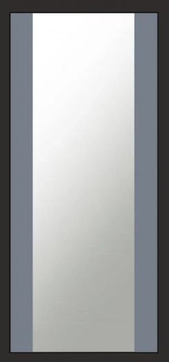 Входная дверь Termo-door Модена Венге - Зеркало Грей софт