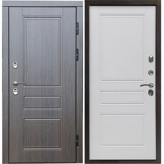 Входная дверь Termo-door Орегон Венге - Классик Белый софт