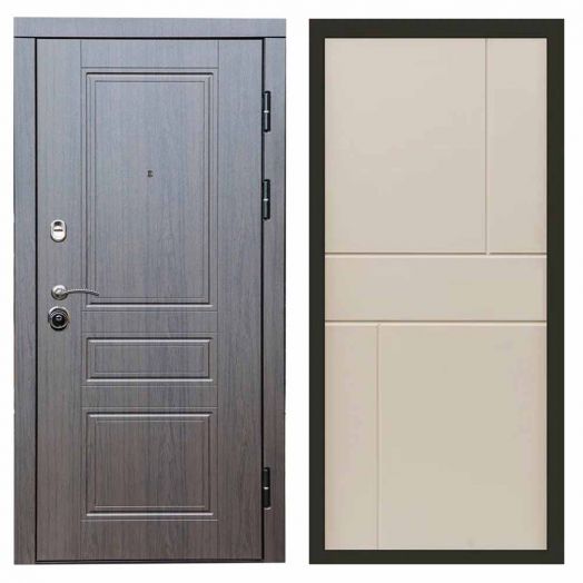 Входная дверь Termo-door Орегон Венге - Горизонт Слоновая кость