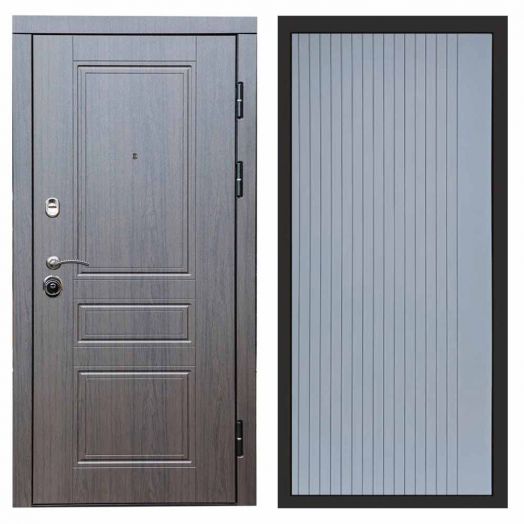 Входная дверь Termo-door Орегон Венге - FLAT Грей софт