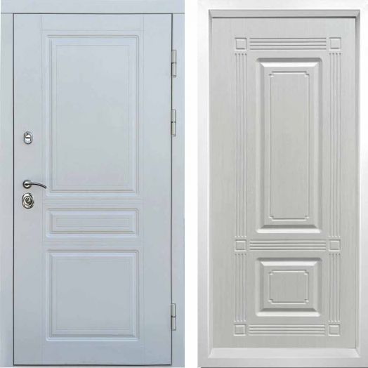 Входная дверь Termo-door Орегон WHITE - Мадрид Лиственница