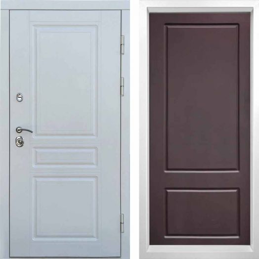 Входная дверь Termo-door Орегон WHITE - Марсель Шоколад