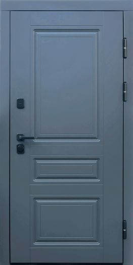 Входная дверь Termo-door Орегон Графит - Лучи Белый