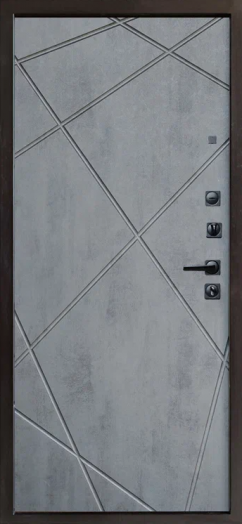 Входная дверь Termo-door Орегон Грин - Лучи Бетон темный