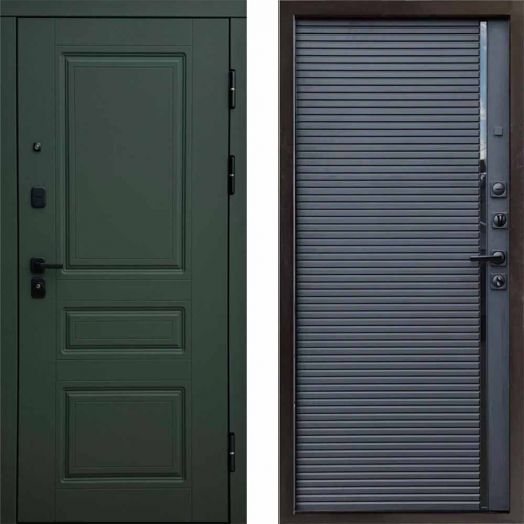 Входная дверь Termo-door Орегон Грин - Porte black