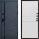 Входная дверь Termo-door Графит line - Горизонт Белый