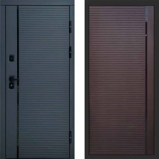 Входная дверь Termo-door Графит line - Porte Шоколад