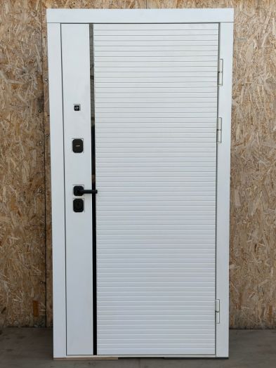 Входная дверь Termo-door WHITE LINE - Горизонт Бетон светлый