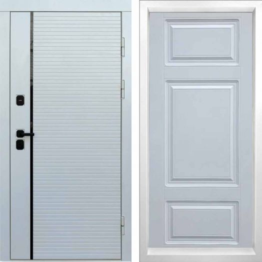 Входная дверь Termo-door WHITE LINE - Лион Белый софт