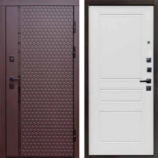 Входная дверь Termo-door Simple Шоколад - Классика Лиственница