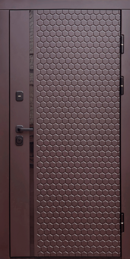 Входная дверь Termo-door Simple Шоколад - Престиж Дуб