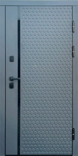 Входная дверь Termo-door Simple Графит - Классика Дуб