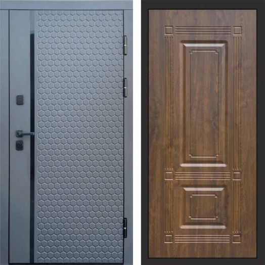 Входная дверь Termo-door Simple Графит - Мадрид Дуб