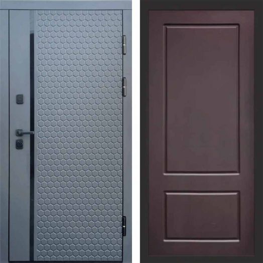 Входная дверь Termo-door Simple Графит - Марсель Шоколад