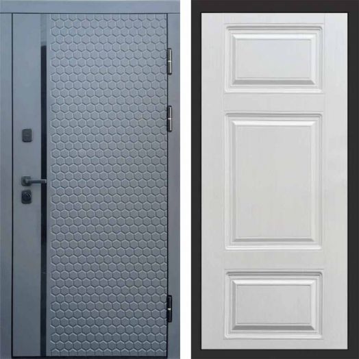 Входная дверь Termo-door Simple Графит - Лион Лиственница