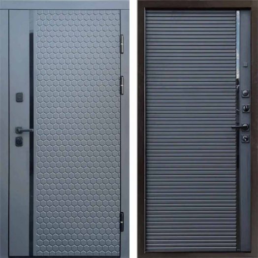 Входная дверь Termo-door Simple Графит - Porte black