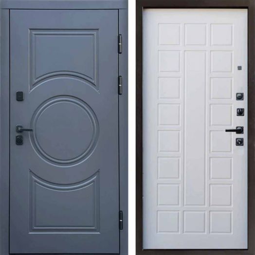 Входная дверь Termo-door Сфера - Престиж Белое дерево