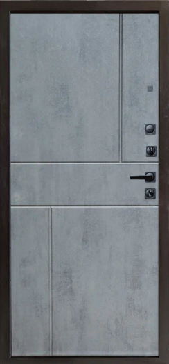 Входная дверь Termo-door Сфера - Горизонт Бетон темный