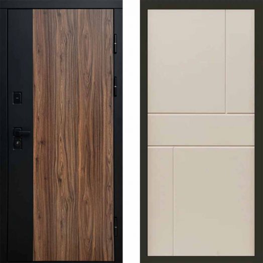 Входная дверь Termo-door Флэш - Горизонт Слоновая кость