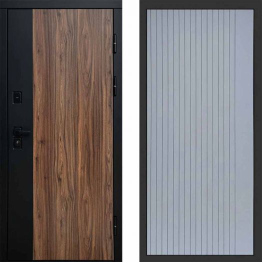 Входная дверь Termo-door Флэш - FLAT Грей софт