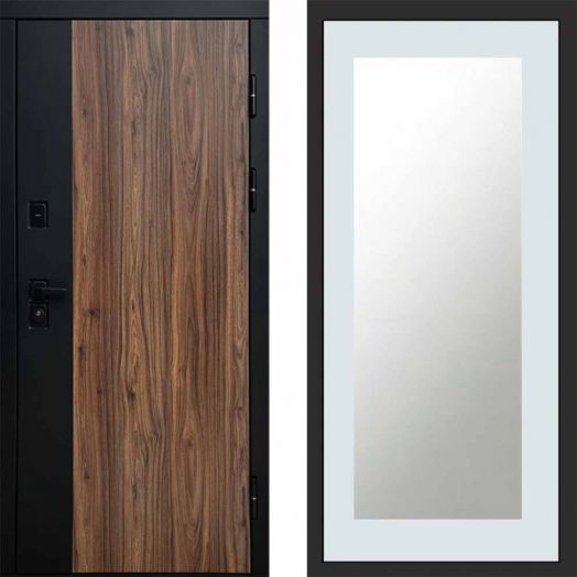 Входная дверь Termo-door Флэш - Зеркало триумф Белый софт