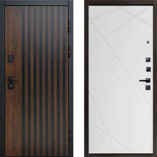 Входная дверь Termo-door Кантри - Лучи Белый