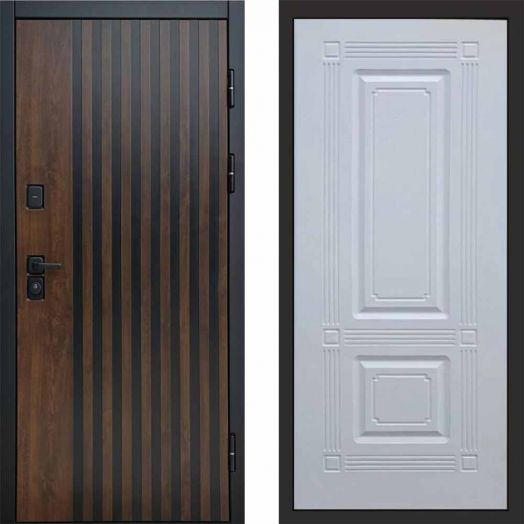 Входная дверь Termo-door Кантри - Мадрид Белый софт