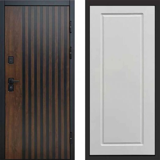 Входная дверь Termo-door Кантри - Гранд Белый софт