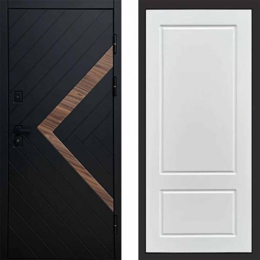 Входная дверь Termo-door Плэй - Марсель Белый софт