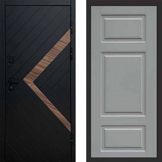 Входная дверь Termo-door Плэй - Лион Грей софт