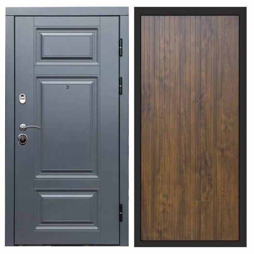 Входная дверь Termo-door Премиум Грей - FLAT Дуб