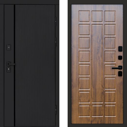 Входная дверь Termo-door Урбан Black - Престиж Дуб