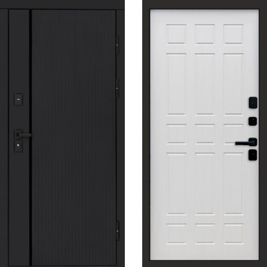 Входная дверь Termo-door Урбан Black - Спарта Лиственница