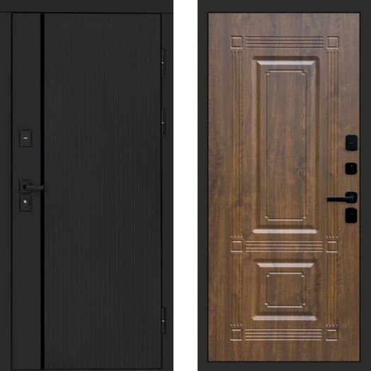 Входная дверь Termo-door Урбан Black - Мадрид Дуб