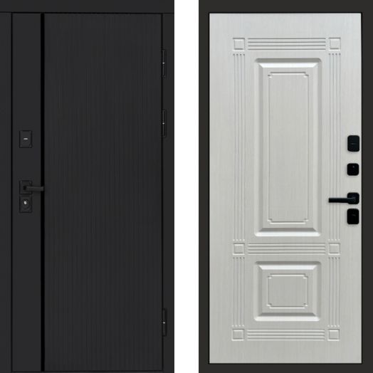 Входная дверь Termo-door Урбан Black - Мадрид Лиственница