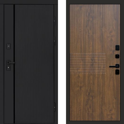 Входная дверь Termo-door Урбан Black - Мастино Дуб
