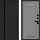 Входная дверь Termo-door Урбан Black - Гранд Грей софт