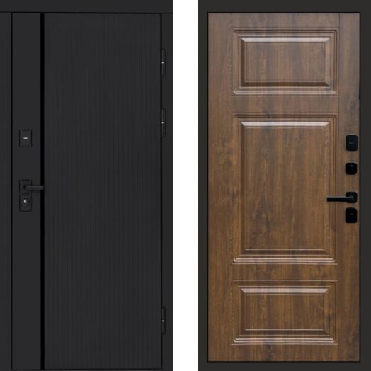 Входная дверь Termo-door Урбан Black - Лион Дуб