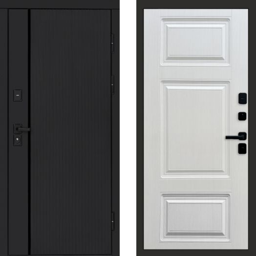 Входная дверь Termo-door Урбан Black - Лион Лиственница