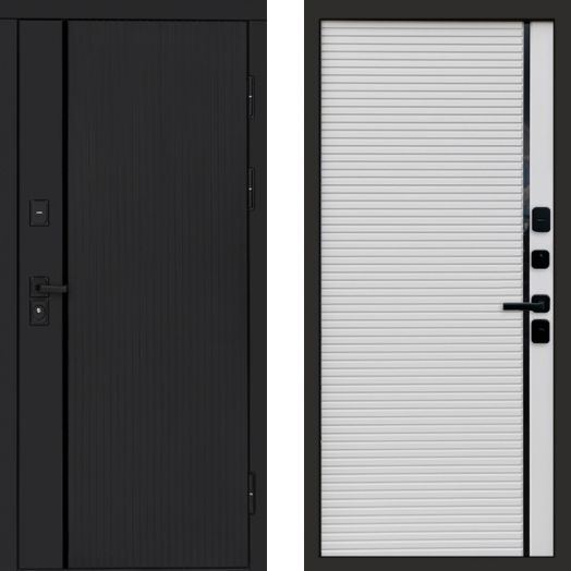 Входная дверь Termo-door Урбан Black - Porte white